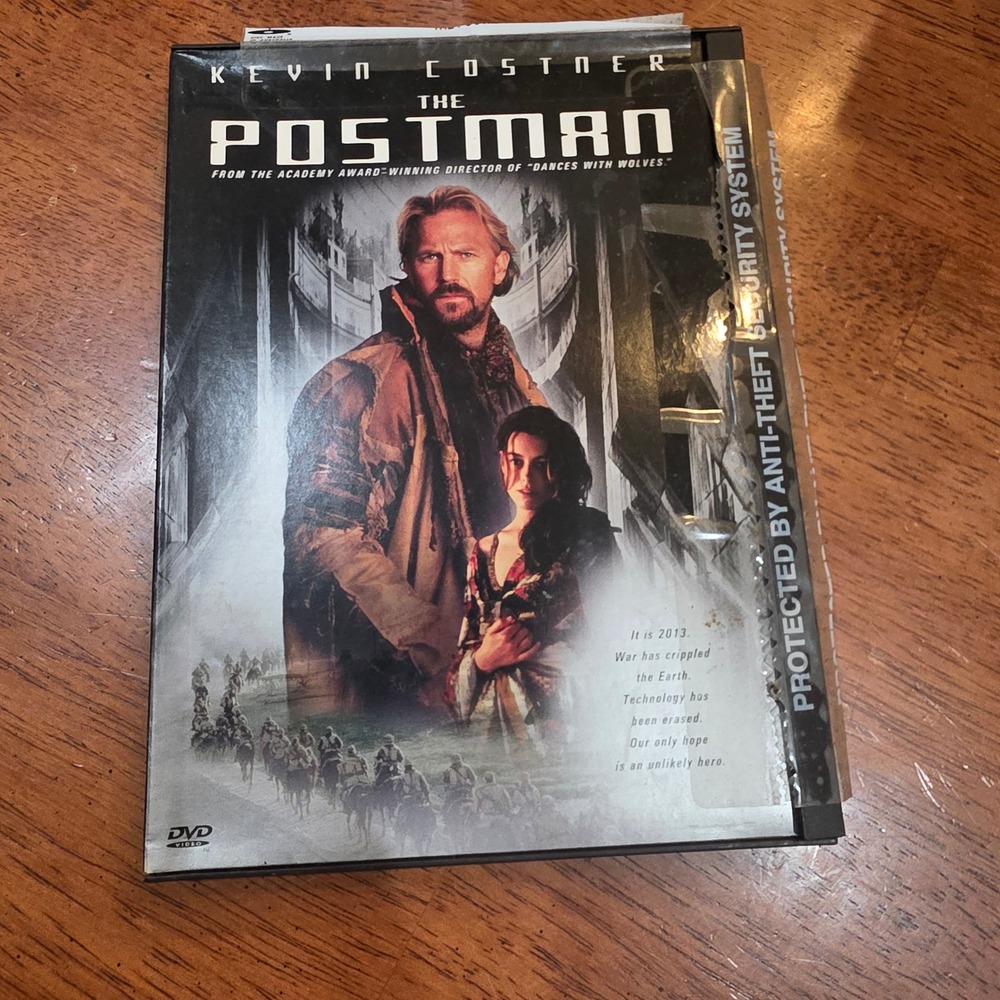 Warner Bros The Postman DVD Kevin Costner Sci-Fi Good Dystopian Epic Movie
